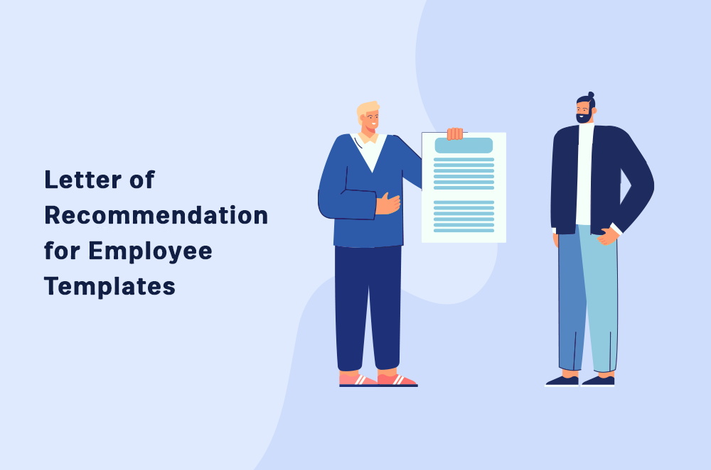 6 Letter of Recommendation for Employee Template