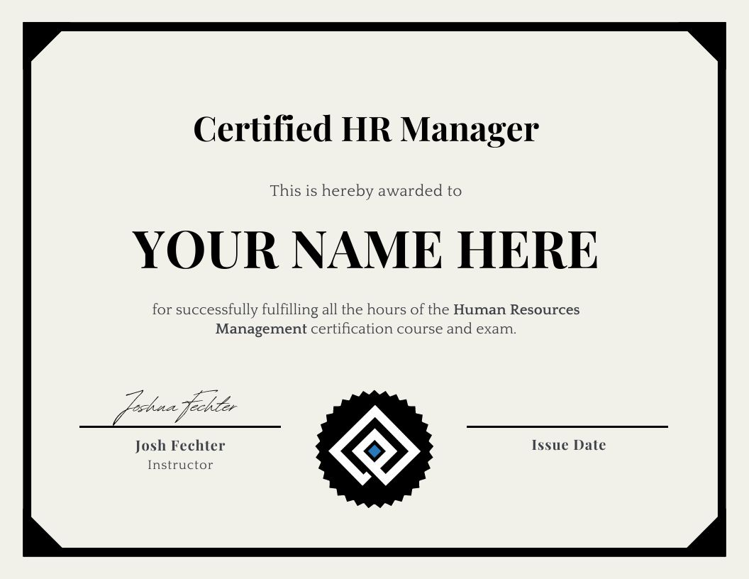Certified HR Manager