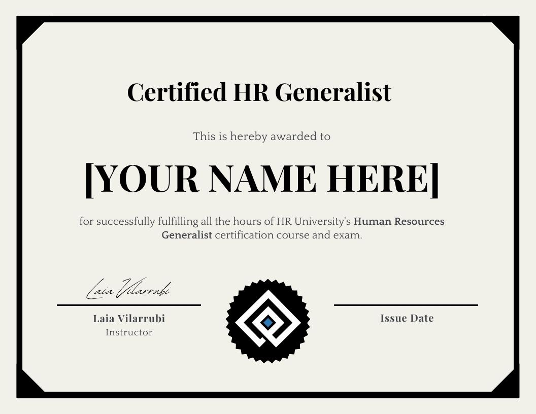 Certified HR Generalist