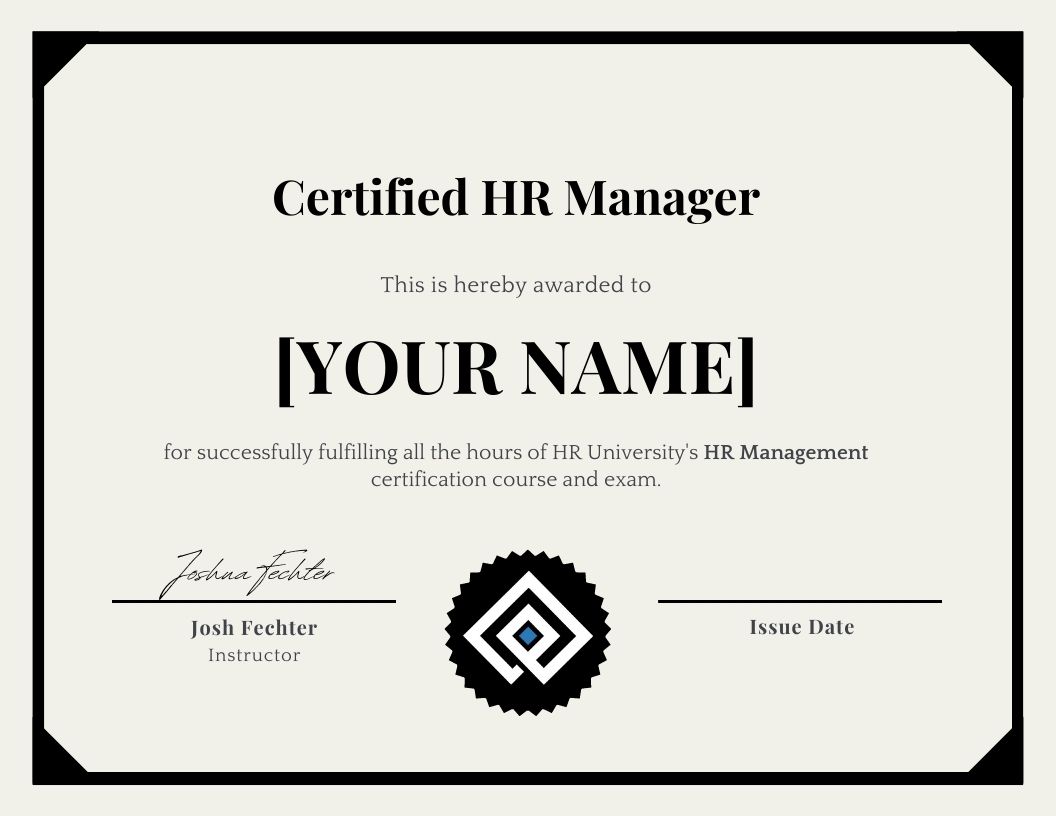 Certified HRM
