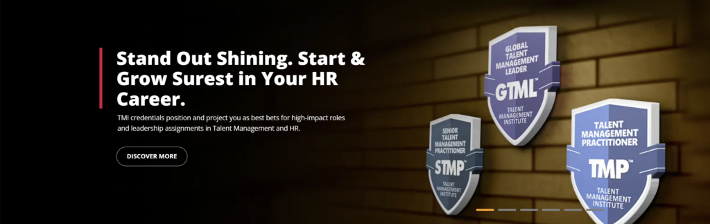 Talent Management Institute (TMI) - TPHR, STPHR, and GTPHR Certifications