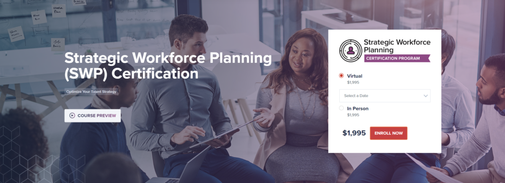 HCI Human Capital Institute Strategic Workforce Planning (SWP) Certification